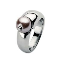 Anello Breil Tribe Donna TEARS in Acciaio Perla TJ0784-12 - TJ0784-12